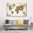 Grunge Vintage World Map Canvas Print-1735738076