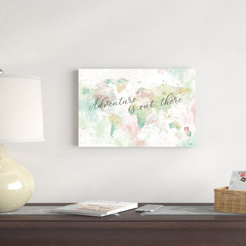 World Adventure I, 12" H x 18" W x 1.25" D