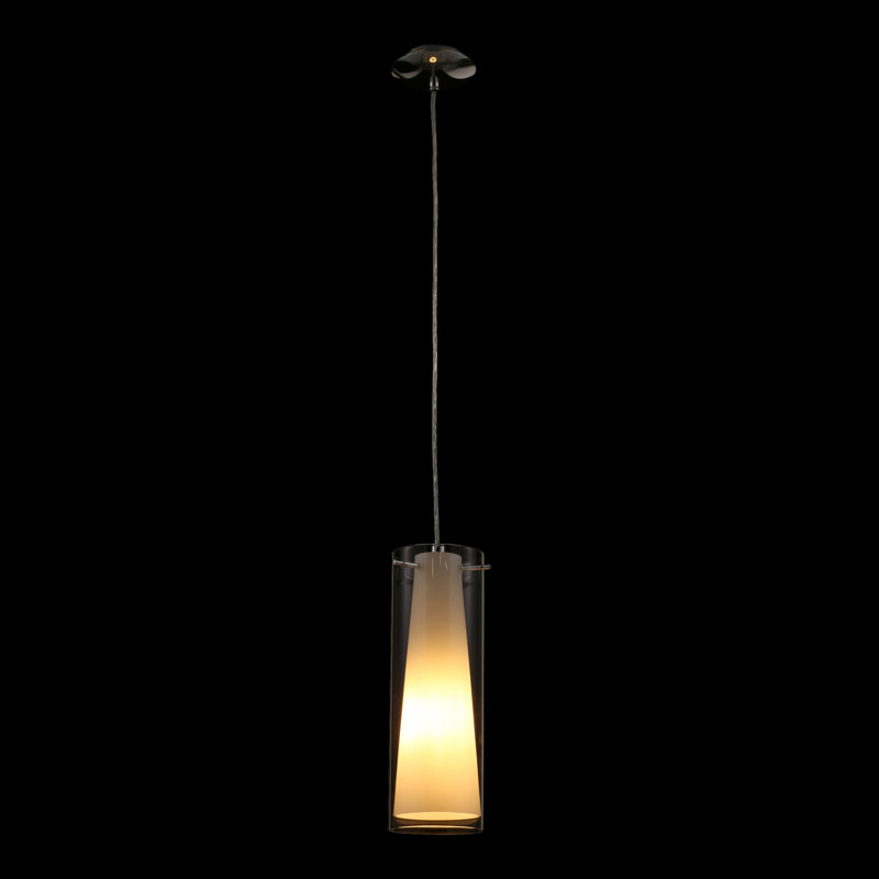 Catlett 1 - Light Chrome Cylinder Pendant