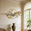 Art mural moderne feuille de ginkgo moderne - décoration murale 3D à grande échelle-1261340906