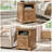 End Table with Charging Station and 2 Drawers-1524895385