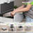 15" Cube Folding Ottoman With Storage, Cotton-Linen Collapsible Foot Stool, For Living Room, Bedroom Entryway-47384764