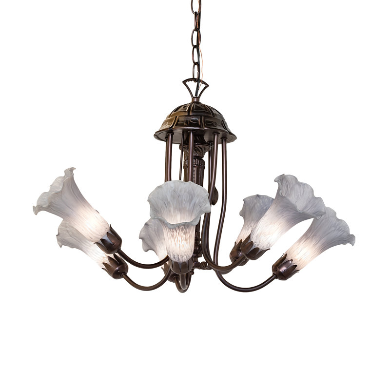 Jacumba 7 - Light Chandelier, Gray