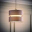 19cm H Fabric Round Pendant Shade ( Slip-On )-1516075792