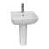 Barclay Series 16.75'' White Vitreous China Rectangular Bathroom Sink with Overflow