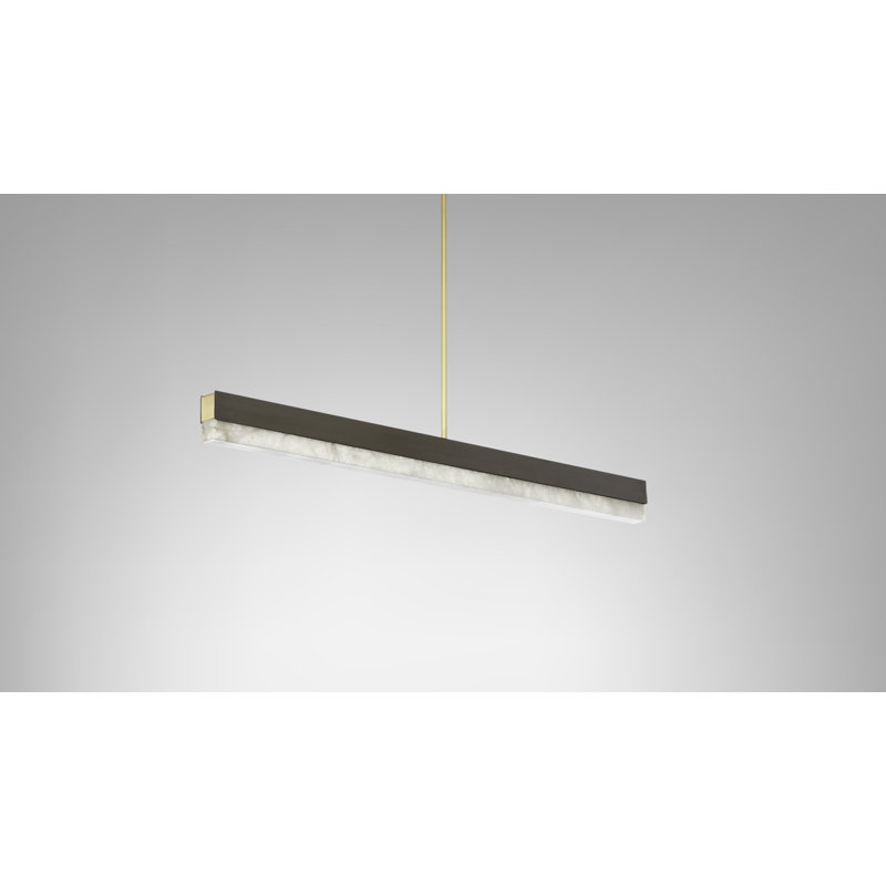 Artes 1 - Light LED Pendant, Satin Brass