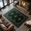 Tapis émeraude Alminus Signature Star-369394484