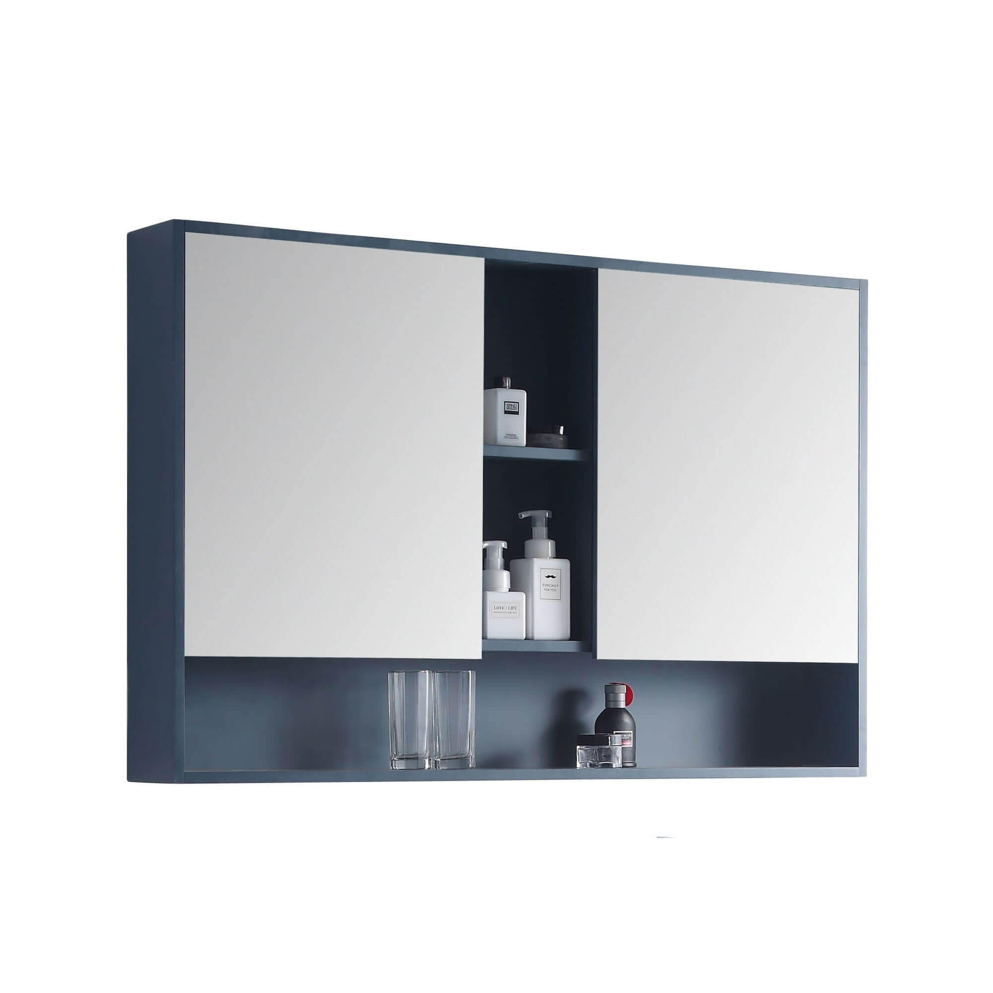 Maisie Surface Double Medicine Cabinet, Blue