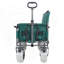 Chariot pliant 3 en 1 avec siège de banc, capacité de 500 lb, roues tout-terrain pour une utilisation extérieure polyvalente-124641993