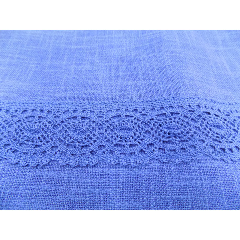 Lord Eyelet Curtain Single Panel, opaque, 150cm Width x 225cm Drop, Blue
