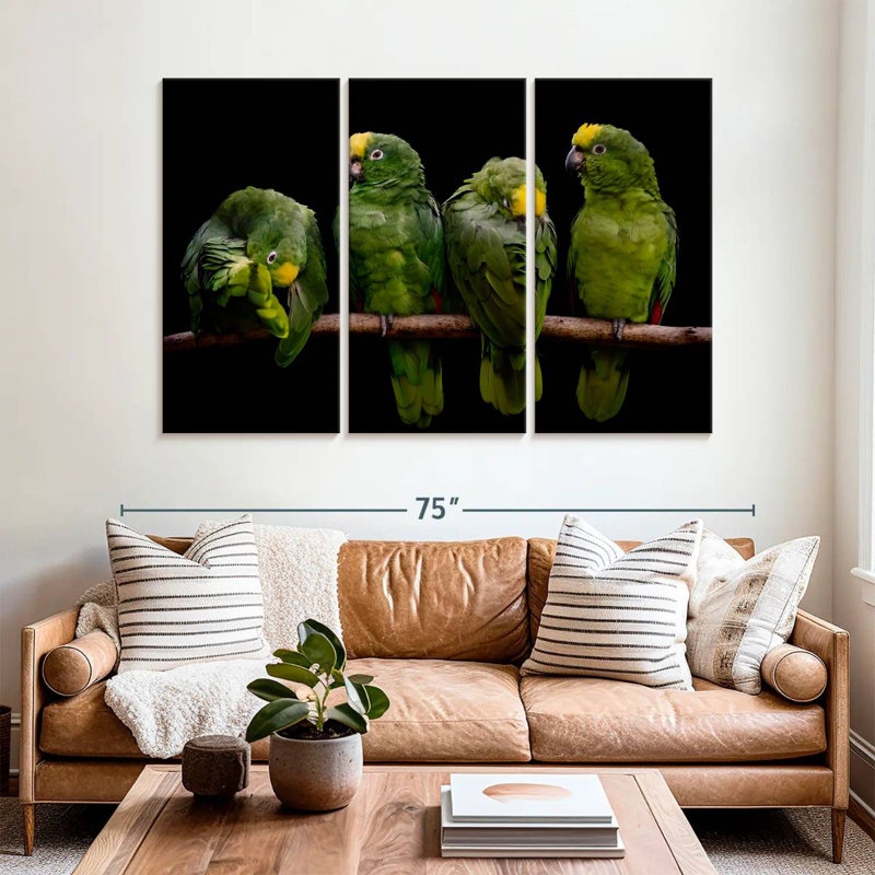 Yellow Crowned Parrots
