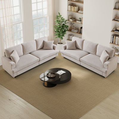 Causeuse en microfibre Mandia