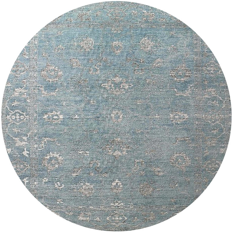 Oriental Indoor Rug, Round 4'