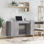 Fidler Metal Base Writing Desk-1189041244