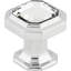 Crystal Emerald 1 1/8" Length Geometric Knob-926718687
