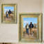 Cadre photo simple 3 pièces 11 "x 14" à forme rectangulaire classique or antique