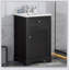 Meuble-lavabo moderne de 20 pouces avec lavabo, porte à fermeture douce, support de rangement et tablette réglable pour les espaces compacts-341037957