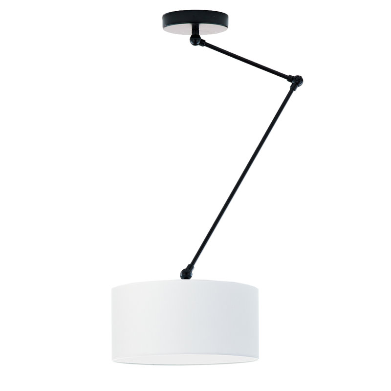 Shiryl 1 - Light Novelty Chandelier, Matte Black, White