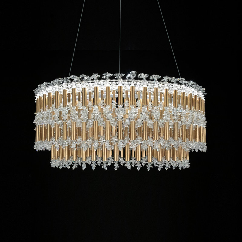 Tahitian 1 - Light LED Pendant, Heirloom Gold