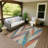 Machine Washable Indoor/Outdoor Chantille ACN2265 Geometric Rug-50149763