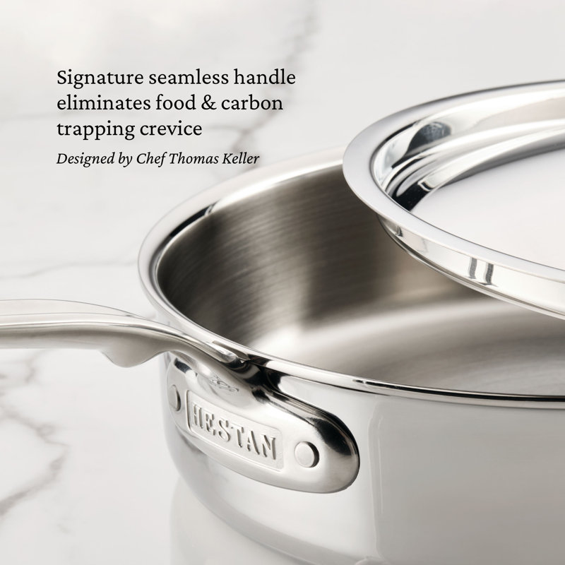Probond® Luxe 3.5-quart Professional Clad Stainless Steel Sauté Pan With Lid