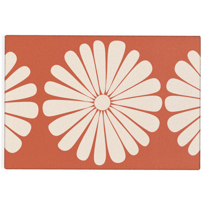 Tapis rectangulaire Katy avec envers antidérapant