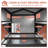 116"L Extra Large Chicken Coop with Nesting Boxes Chicken House for 4 Chickens