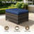 7 - Person Wicker Patio Furniture Set with Swivel Chairs, All-Weather Outdoor Rattan Sofa Conversation Set with Cushions for Garden, Backyard & Porch-971321562