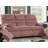 Velvet Upholstered Manual Motion Recliner Sofa-387093424