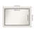 Ellie Non-Beveled Framed Wall Mirror-120328080-118340776