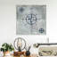 Boussole en bleu - Peinture sur toile-57096787-57096791