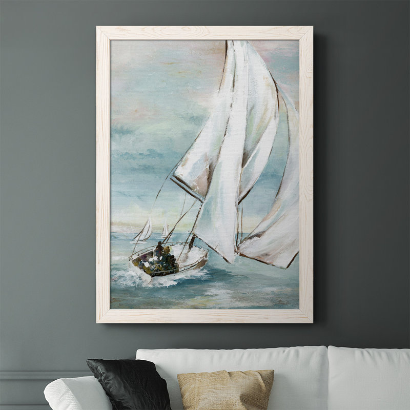 Strykersville «définissant la voile», reproduction sur toile, Blanc, H 37,5 po x l 27,5 po x P 1 po