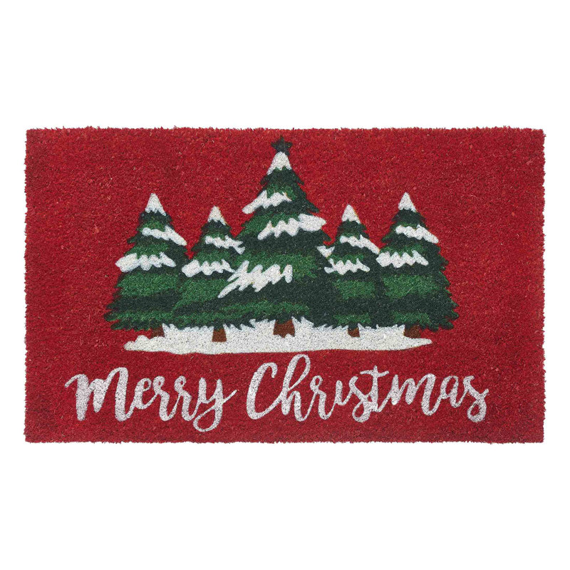 Paillasson Home Moir Christmas Tree, 18 po x 30 po Home