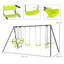 Outsunny Metal Swing Seat