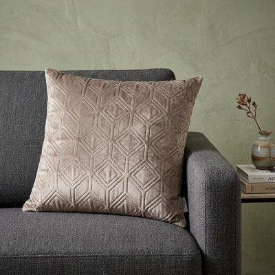 Tufted Diamonds Velvet Accent Pillow