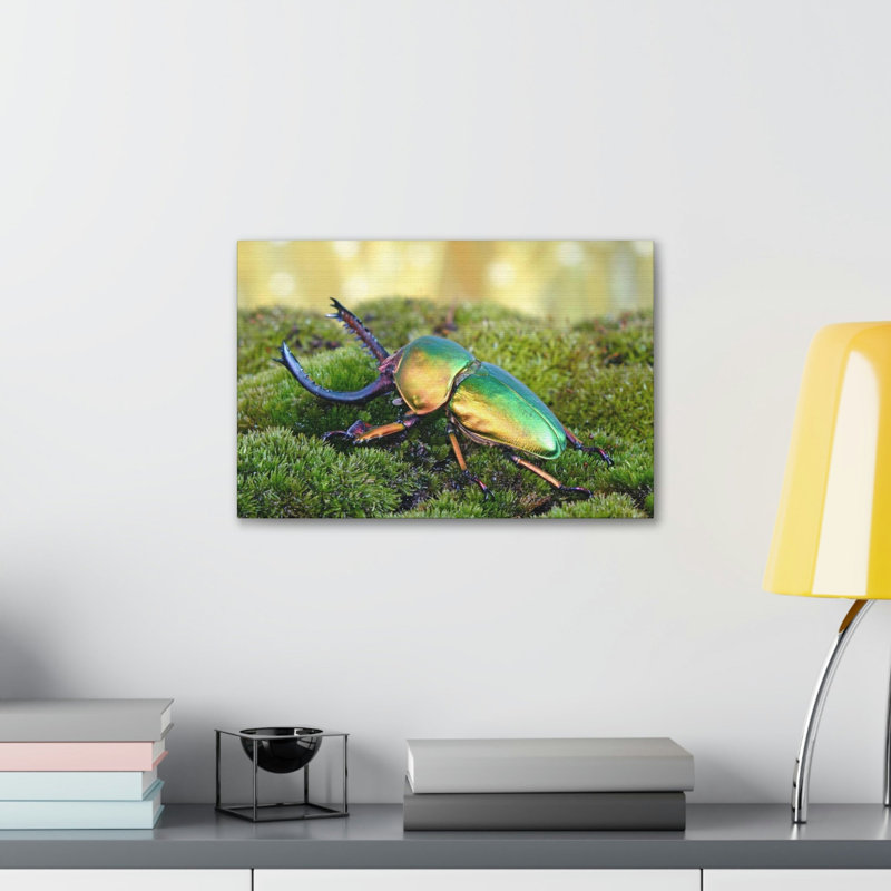 Art mural majestueux coccinelle, H 12 po x l 18 po