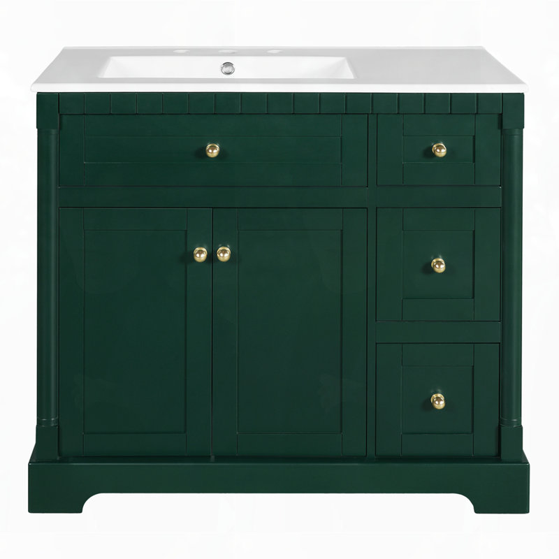 Meuble-lavabo moderne avec tablette réglable