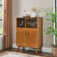 Armoire pour boissons alcoolisées polyvalente avec plusieurs options de rangement et conception durable