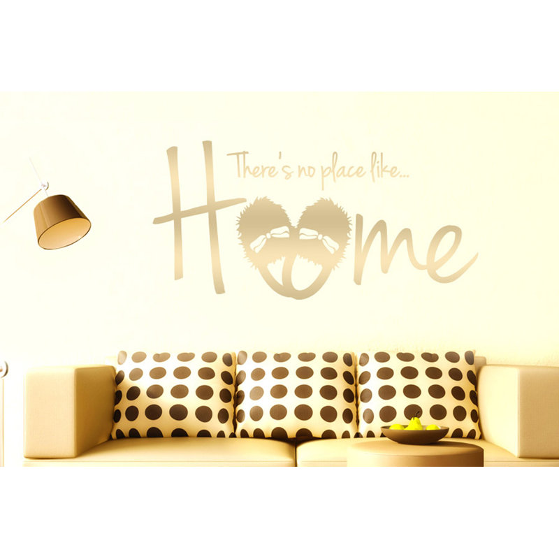Non-Wall Damaging Wall Decal, Shiny Gold, Large