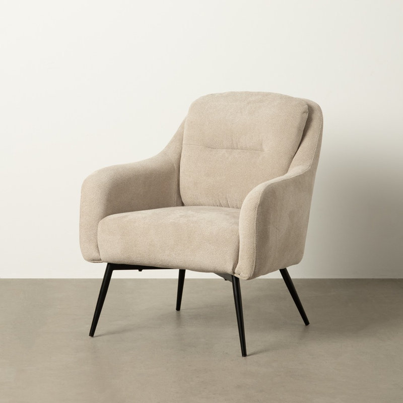 Swoyersville Upholstered Armchair, Beige