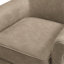 Fauteuil d'appoint pivotant en similicuir et cuir - Saule-282586873