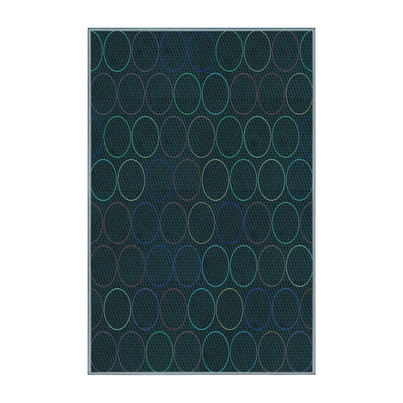 Tapis 100% à motifs lavables à la machine 2989, Rectangle de 2 pi x 3 pi