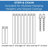 Oisin 5-Light Galvanized Kitchen Island Rectangle Chandelier-1697776753-1629923953