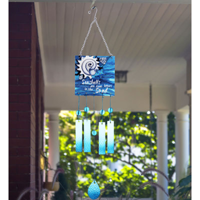Pante Macassar Glass Nautical & Beach Wind Chime
