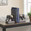 Nolley Ornate Elephant Non Skid Bookends