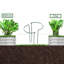 Lit de jardin surélevé galvanisé pour l'extérieur-794833587