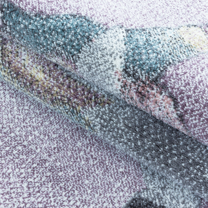 Turnage Abstract Flatweave Area Rug, Rectangle 200 x 290cm