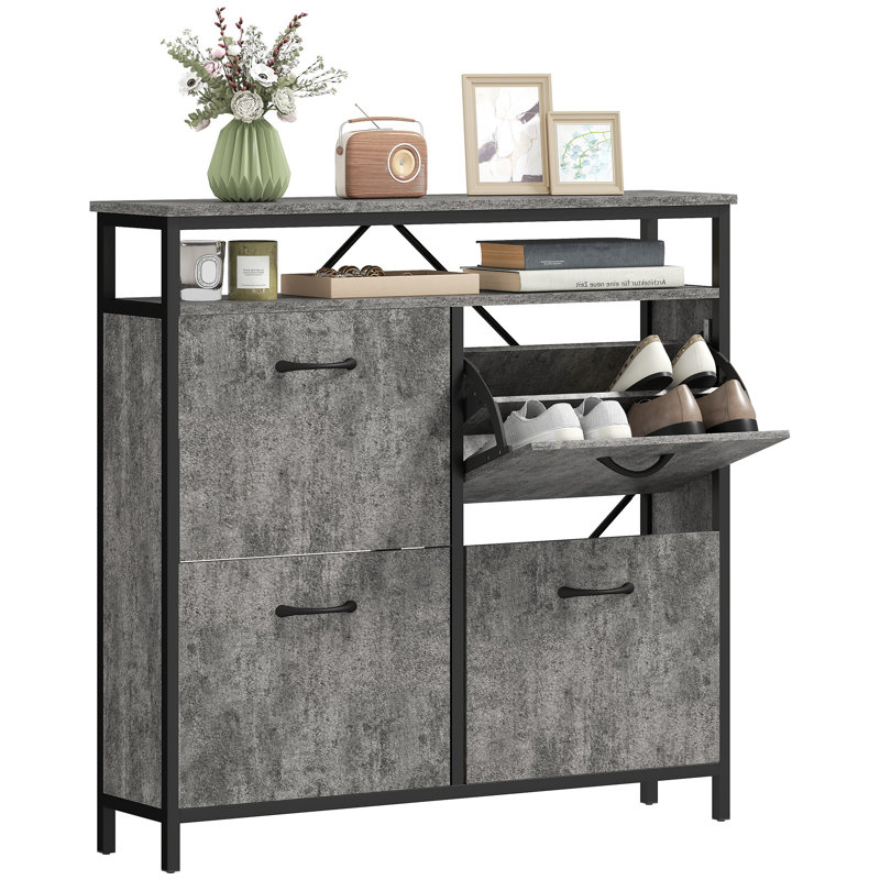 20 Pair Flip Down Shoe Storage