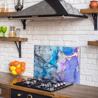 Élégante peinture décorative en verre trempé de 19,7 po x 27,6 po | 100% verre trempé, épaisseur: 0,16 pouce | Parfait pour la décoration intérieure, le salon et le bureau | Superbe œuvre d'art avec une esthétique moderne