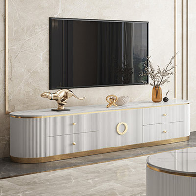 Exquisite Stone TV Stand